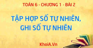 Tập hợp số tự nhiên ký hiệu là gì? Thứ tự trong tập số tự nhiên, Cách ghi số tự nhiên - Lý thuyết Toán 6 bài 2